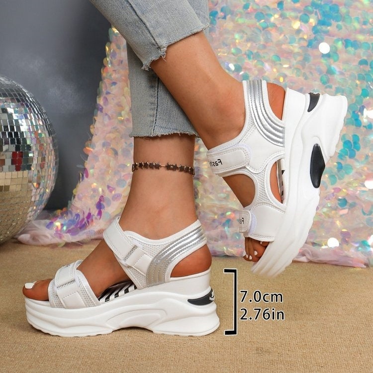 Damen Sportliche Sandalen mit gepolstertem Fersenriemen R&B