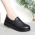 Damen Bequeme Slipper mit verspieltem Rosenmotiv