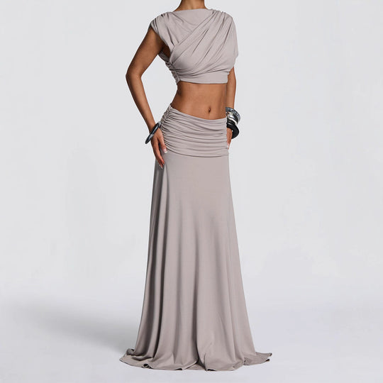 Damen Elegantes Wickelkleid mit raffinierten Drapierungen R&B