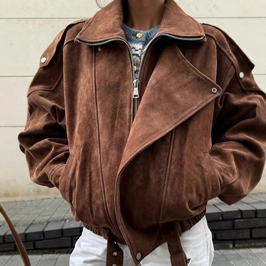 Damen Oversized Trendjacke R&B