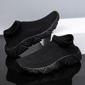Damen Sportliche Knit Slip-On Sneakers mit rutschfester Sohle R&B