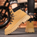 Damen robuste Winterstiefel mit rutschfester Profilsohle und atmungsaktivem Obermaterial