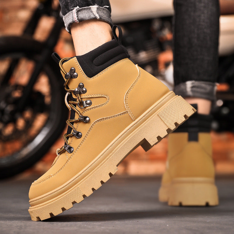 Damen robuste Winterstiefel mit rutschfester Profilsohle und atmungsaktivem Obermaterial