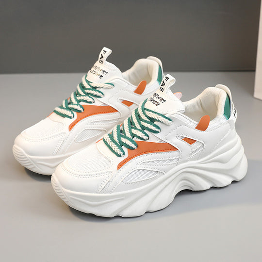 Damen Sportliche Chunky Sneakers mit atmungsaktivem Obermaterial und dämpfendem Sohlenprofil R&B
