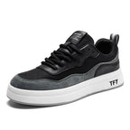 Damen modische Sneakers mit gepolsterter Laufsohle und atmungsaktiver Obermaterialkombination