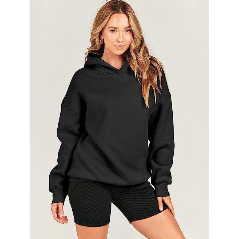 Damen bequeme Kapuzen-Sweatshirt R&B