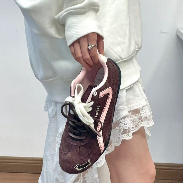 Damen Schnürschuhe mit halbhohem Schnitt und schicker Applikation R&B
