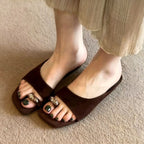 Damen Elegante Mules mit luxuriösem Schnallen-Detail