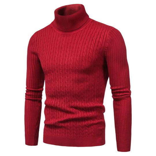 Herren komfortabler Rollkragenpullover R&B