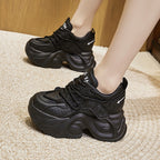 Damen Sportliche Chunky Sneakers mit rutschfester Sohle und modernem Designelement
