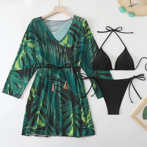 Damen Strandkleid mit passendem Bikini R&B