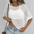 Damen luftiges Netz-T-Shirt R&B