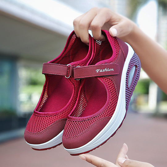 Damen Komfortable Sport-Sandalen mit verstellbarem Klettverschluss und dämpfenden Sohlen R&B