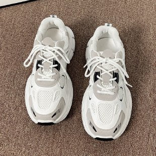 Damen Sportliche Lauf-Sneaker mit atmungsaktiver Mesh-Oberfläche und dämpfender Sohle R&B