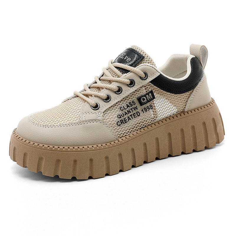Damen Sportliche Chunky Sneakers mit atmungsaktiver Mesh-Oberfläche und strapazierfähigem Sohlenprofil R&B