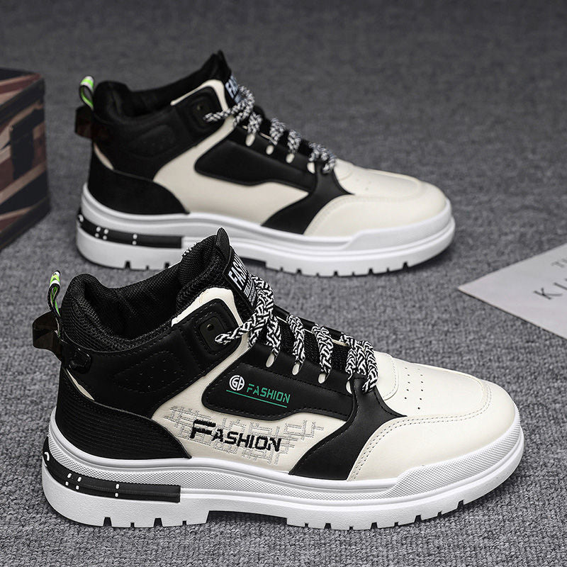 Damen modische High-Top Sneakers mit stylischem Design und rutschfester Sohle