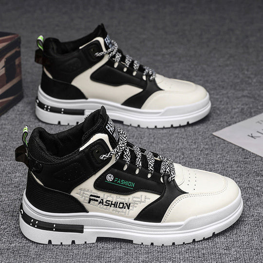 Damen modische High-Top Sneakers mit stylischem Design und rutschfester Sohle R&B