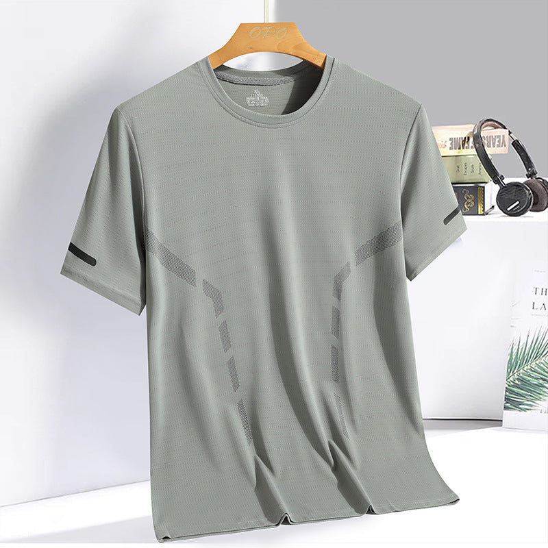 Herren nan atmungsaktives Funktions-T-Shirt aus Mikrofasern mit Belüftungszonen R&B