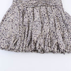 Damen Blumenkleid mit raffinierten Volants und elastischem Taillenbund R&B