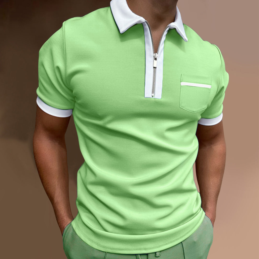 R&B | Schmal geschnittenes Taschen-Poloshirt
