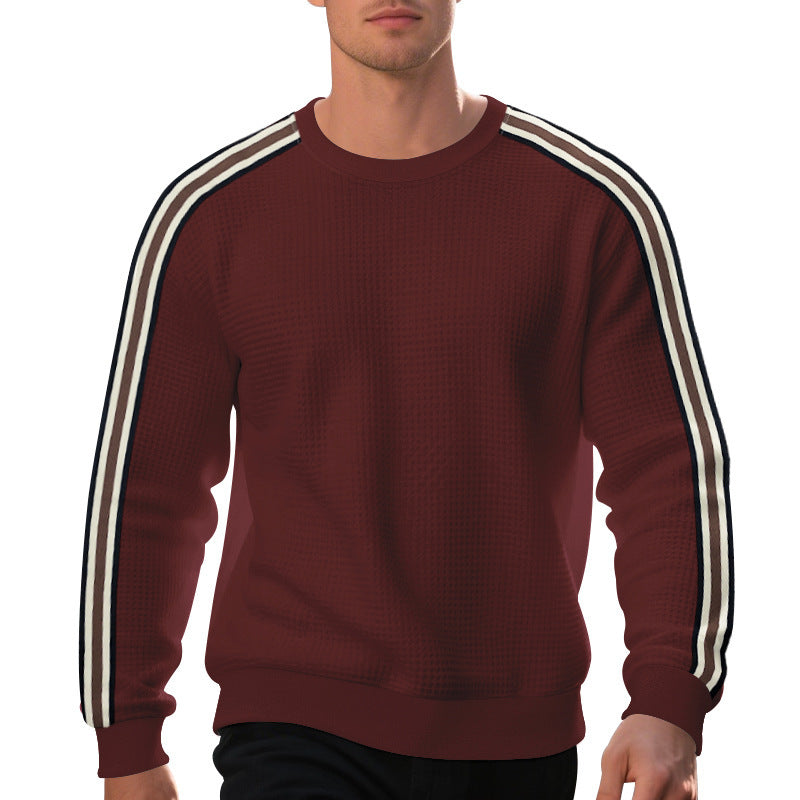 Herren Komfortables Sweatshirt mit strukturiertem Design und modischen Streifendetails R&B
