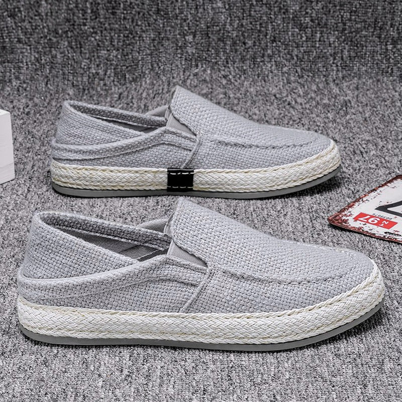 Damen bequeme Espadrilles mit elastischen Einsätzen und flexibler Sohle R&B