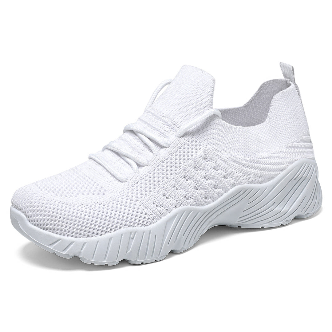 Damen Komfortable Leichtgewicht Sneakers mit atmungsaktivem Strickdesign R&B