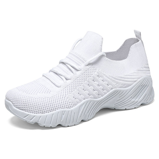 Damen Komfortable Leichtgewicht Sneakers mit atmungsaktivem Strickdesign R&B