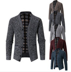 Herren Strickjacke kariert elegant