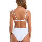 Damen Triangel-Bikini-Set mit verstellbaren Trägern und elegantem Bund R&B