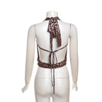 Damen Scarf mit modernem Leopardenmuster R&B