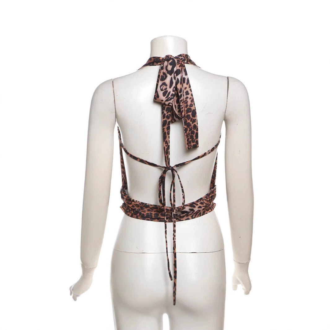 Damen Scarf mit modernem Leopardenmuster R&B