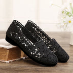 Damen elegante und atmungsaktive Spitzenschuhe