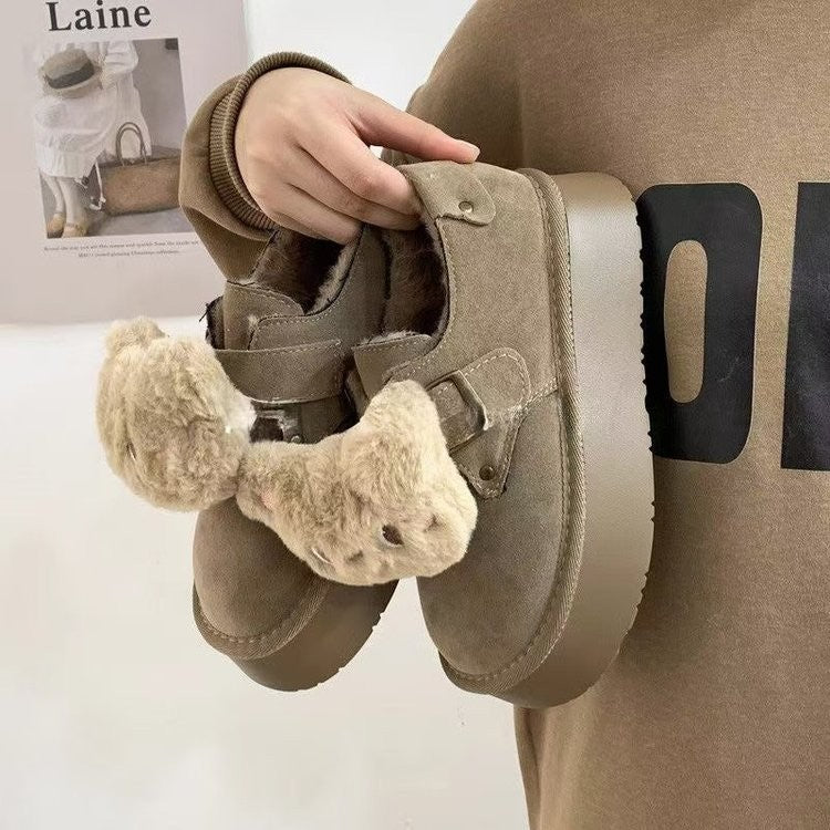 Damen Gemütliche Hausschuhe mit modischen Tierapplikationen