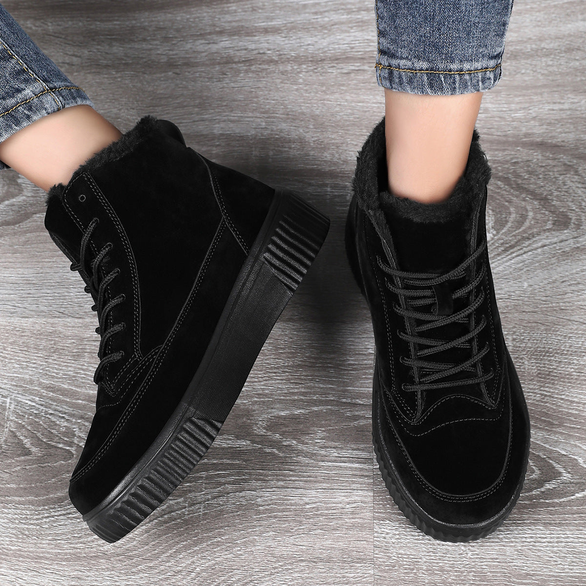 Damen Komfortable Winterstiefel mit isolierendem Futter und rutschfester Sohle