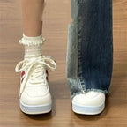 Damen Sneaker mit modischem Karo-Design und dämpfender Komfortsohle R&B