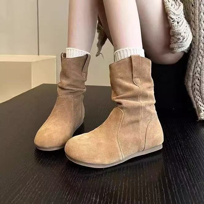Damen Komfortable Stiefel mit lässigem Schlupfdesign R&B
