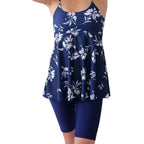 Damen Tankini mit elegantem Schnitt und figurbetonender Passform R&B