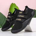 Damen nan atmungsaktive Klett-Sneaker mit flexibler rutschfester Gummisohle R&B