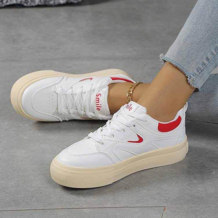Damen modische Plateau-Sneaker mit trendiger Sohle R&B