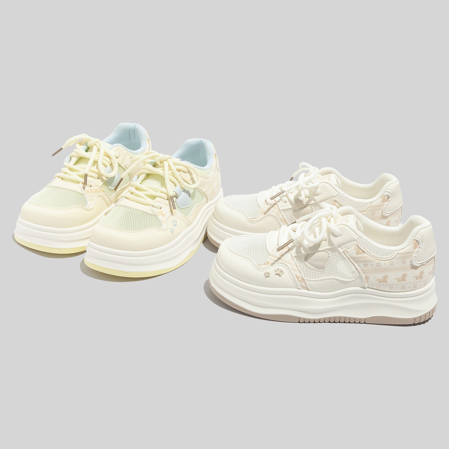 Damen Atmungsaktive Sneakers mit innovativem Komfortsystem und elastischen Schnürsenkeln