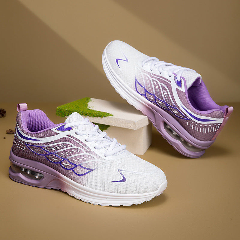 Damen nan atmungsaktive Laufsneaker mit Luftkammerdämpfung und gepolstertem Memory-Fußbett R&B