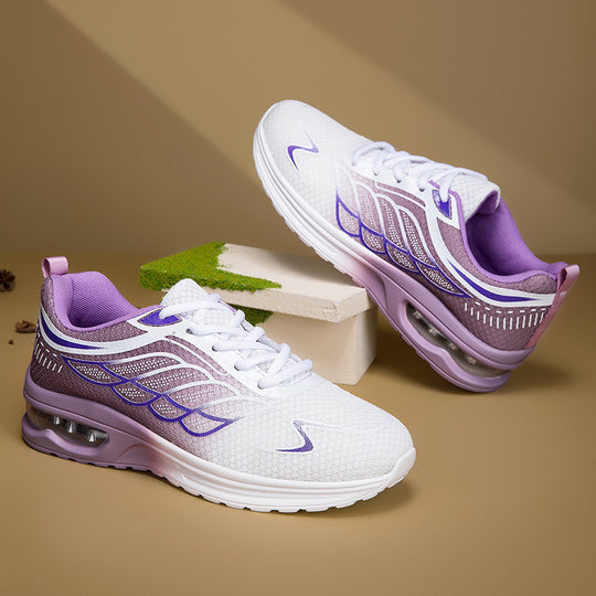 Damen nan atmungsaktive Laufsneaker mit Luftkammerdämpfung und gepolstertem Memory-Fußbett R&B