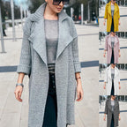 Damen oversized Strickmantel