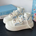 Damen Sportliche Sneakers mit strapazierfähigem Mesh-Obermaterial und buntem Sneaker-Sock R&B