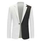 Herren kontrastierender Blazer mit modernem Schnitt R&B