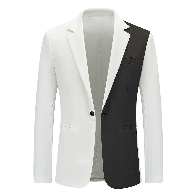 Herren kontrastierender Blazer mit modernem Schnitt R&B