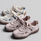 Damen sportliche Sneaker mit innovativer Oberflächenstruktur und rutschfester Sohle R&B
