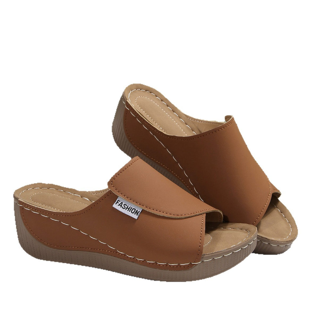 Damen modische Hausschuh-Pantoletten mit bequemer Innensohle und trendigem Design R&B
