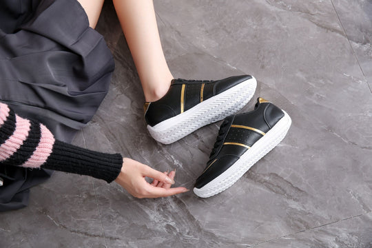 Damen Sportliche Sneakers mit glamouriösen Akzenten R&B